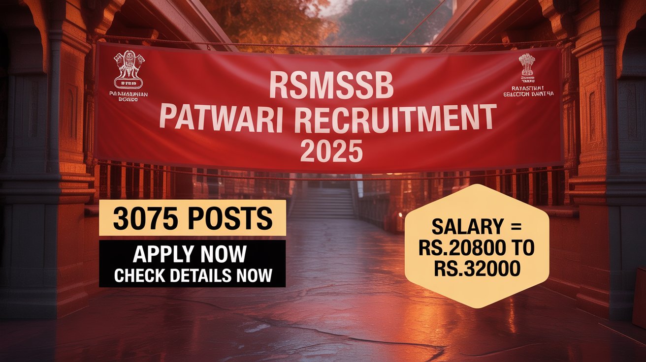 Rajasthan Patawari Recruitment 2025