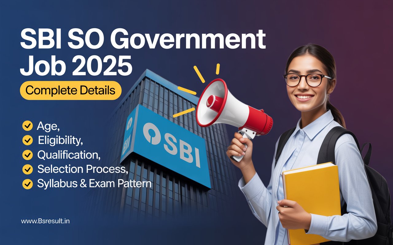You are currently viewing SBI SO Government Job 2025 – 996 Post Online Apply Start