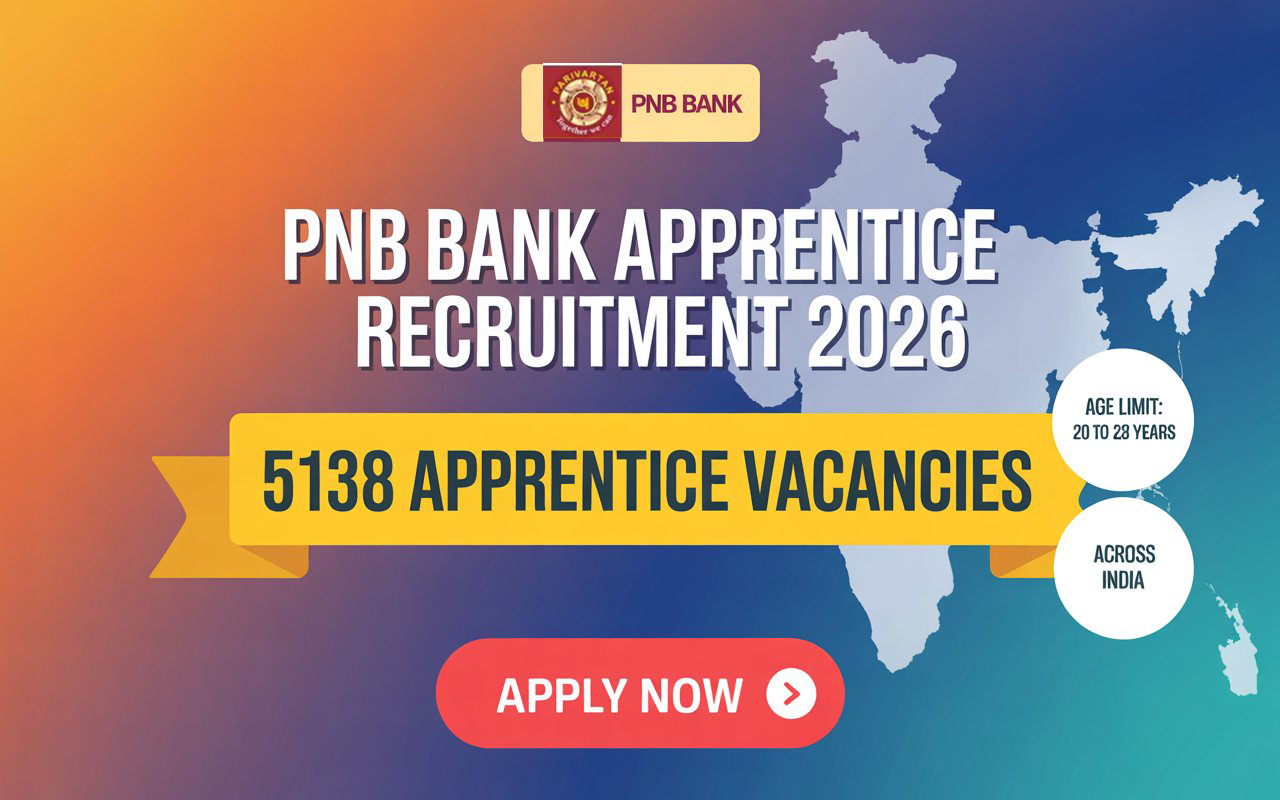 You are currently viewing PNB Apprentice Recruitment 2026: Apply Online for 5138 Posts