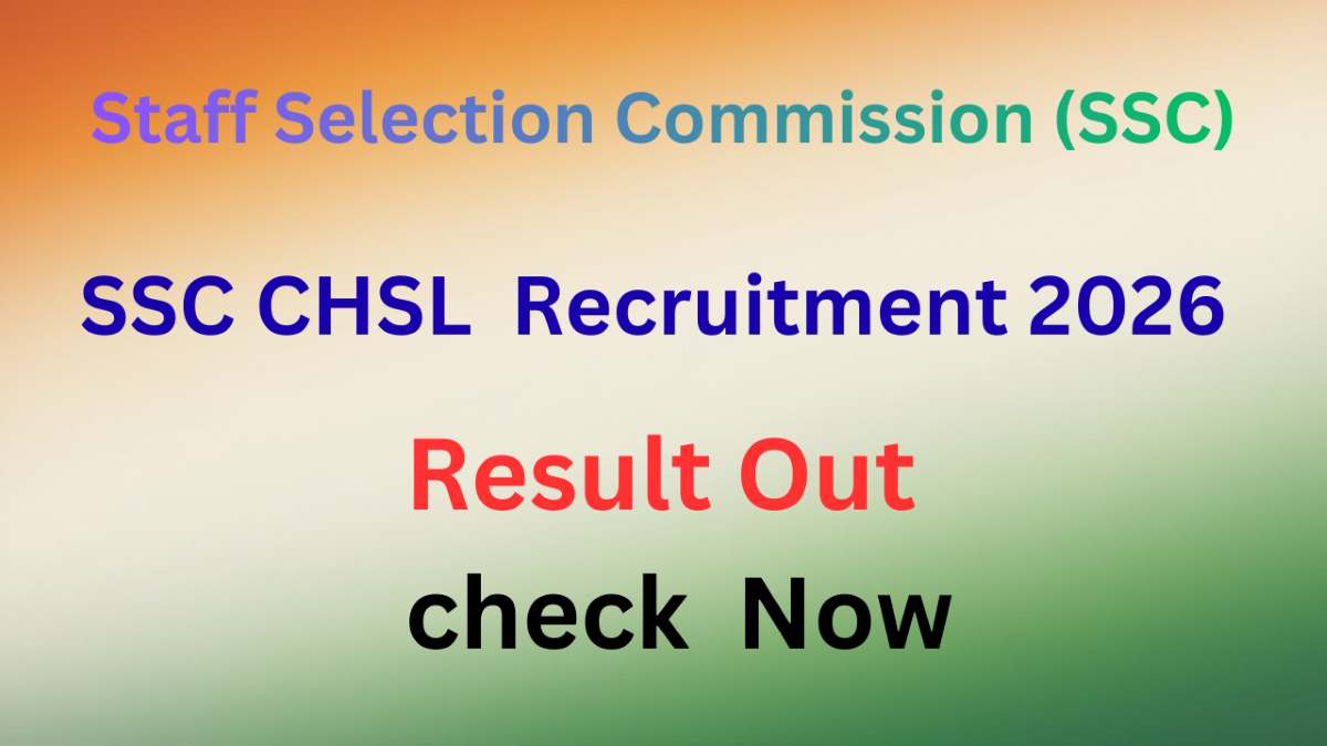 You are currently viewing SSC Inter level CHSL Recruitment 2025 Notification Result Released Download Now
