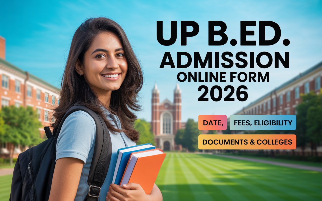 You are currently viewing UP B.Ed Admission Online Form 2026 – आवेदन तिथि, योग्यता और चयन प्रक्रिया