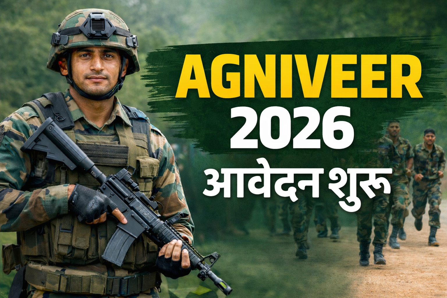 You are currently viewing भारतीय सेना अग्निवीर भर्ती 2026 : 25,000+ पदों पर आवेदन शुरू – पूरी जानकारी