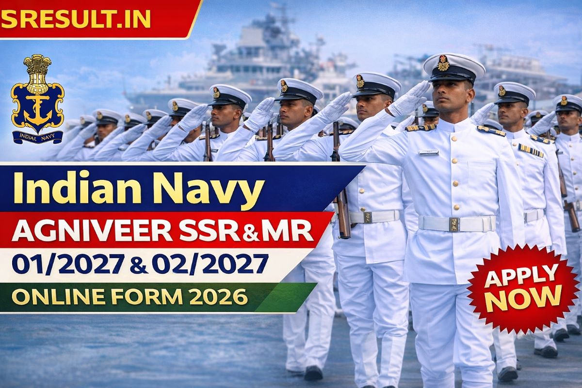 You are currently viewing Indian Navy Agniveer SSR MR Bharti 2026 Online Form: 10वीं / 12वीं पास के लिए नई भर्ती, Apply Now