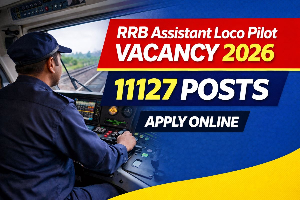 You are currently viewing RRB Assistant Loco Pilot Vacancy 2026: 11127 पदों पर भर्ती, 10वीं + ITI पास जल्दी करें आवेदन